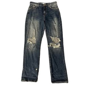 Zara Distressed Boyfriend Jeans